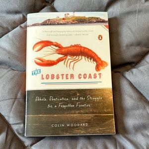 Colin Woodard The Lobster Coast - Book with Red Cover Illustration